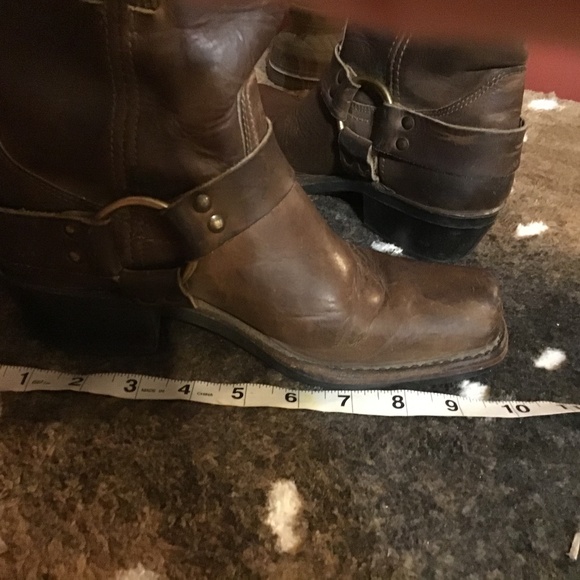 Frye square Toe Harness Boots - Picture 14 of 16